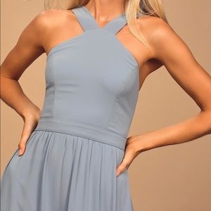 NWT Lulus Air of Romance Maxi Dress